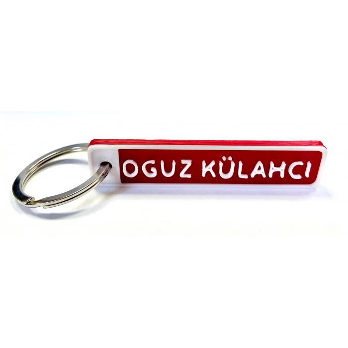 3D Kabartmalı Anahtarlık