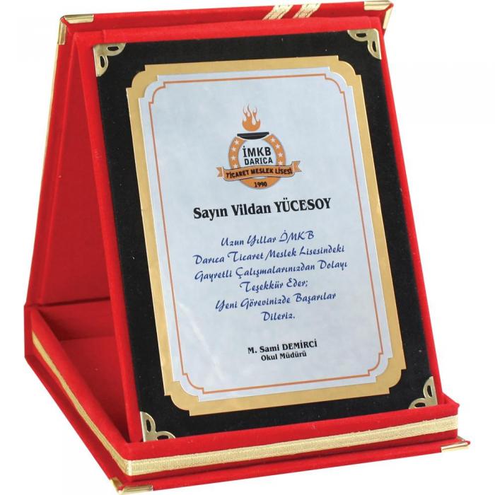 Albüm Plaket ( 12 x 16 cm )