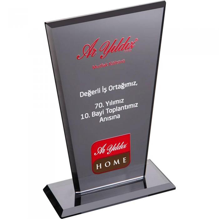 Kristal Plaket ( 12 x 21 cm )
