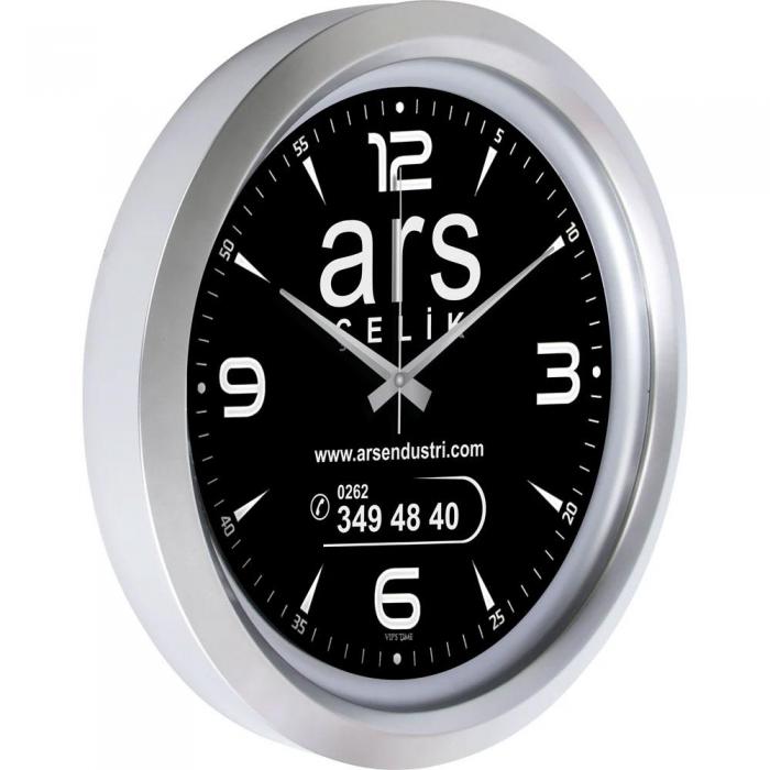 Metalize Duvar Saati ( Ø 40 cm )